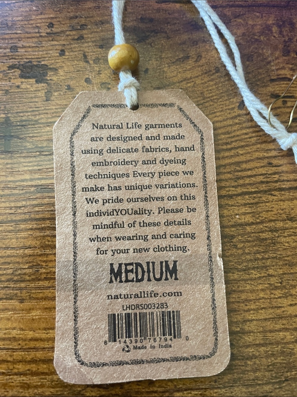 NATURAL LIFE Tunic Blouse / Dress -M- NWT - Picture 6 of 6